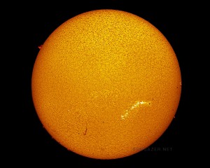 Simulated Ttransit of Mercury