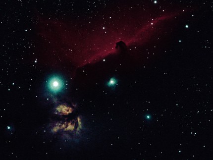 The Horse Head and Flame Nebulas