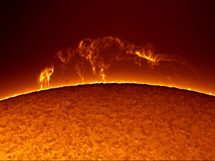 A Colossal Tower Over the Sun