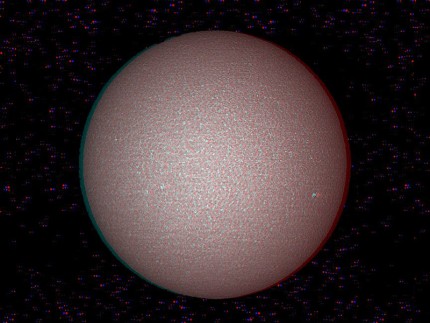 The Solar Disk in 3D.